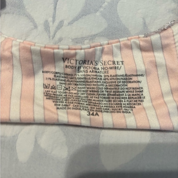 Victoria's Secret Tan Lace Trim Bra - Picture 7 of 9